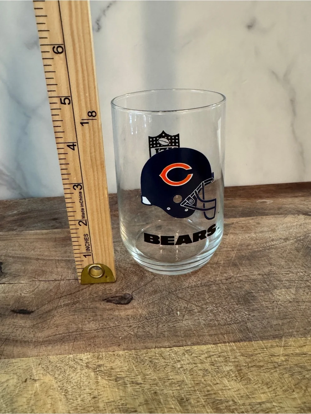 Vintage Chicago Bears NFL Glass Tumbler